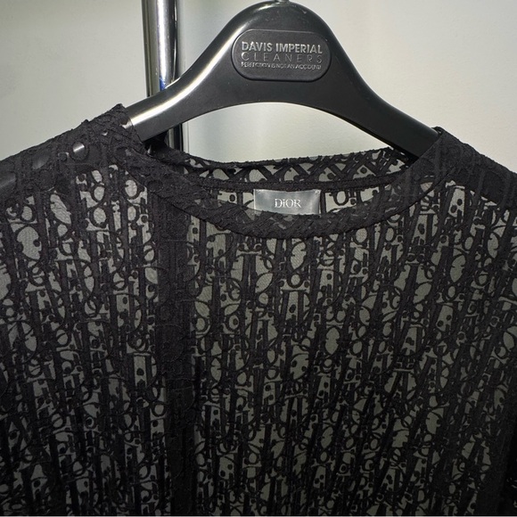 Dior Oblique Jacquard Sheer T-Shirt - Picture 5 of 11